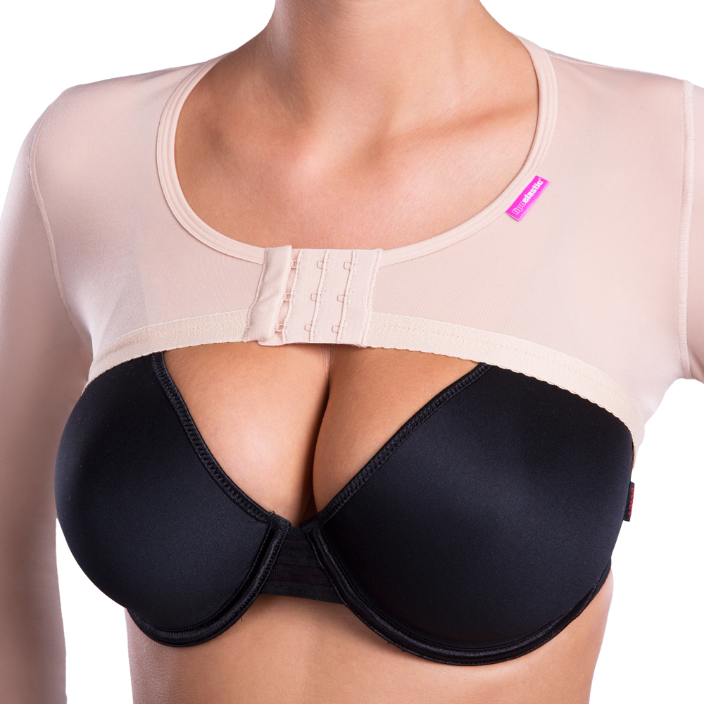 AP long Variant | Postoperative Armkompression langärmlig | Ansicht 2 | beige