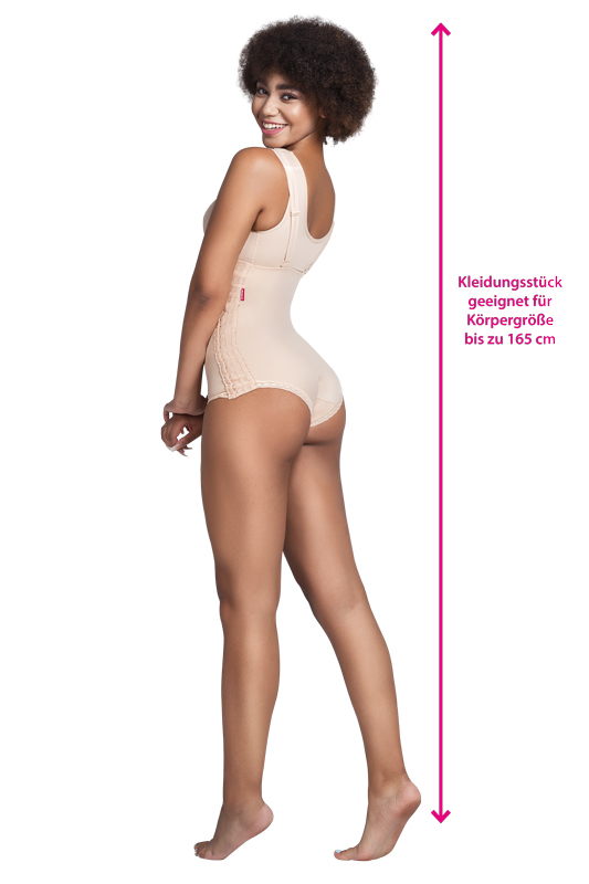 VH low Variant | Postoperatives Kompressionsmieder für kleinere Frauen | Ansicht 2 | beige