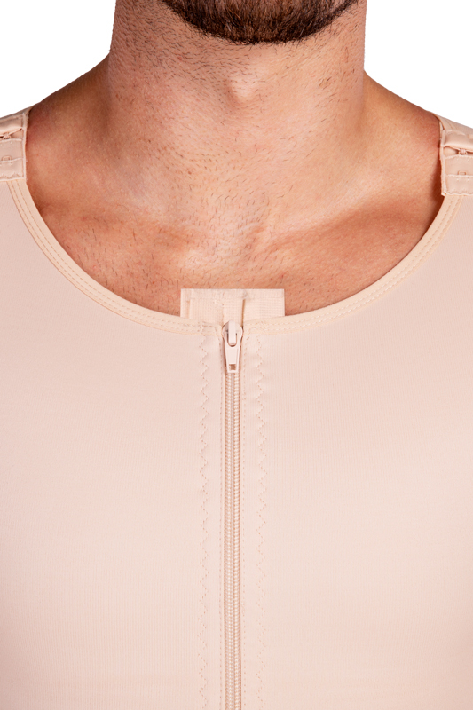 MTm Comfort | Postoperative Kompressionsweste ärmellos für Herren | Ansicht 4 | beige