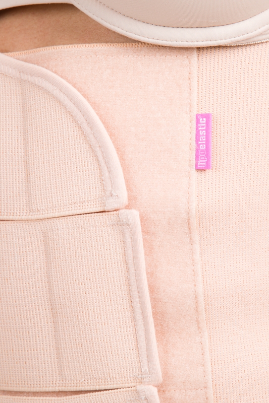 KPlus | Postoperativer Kompressionsbauchgurt | Ansicht 2 | beige