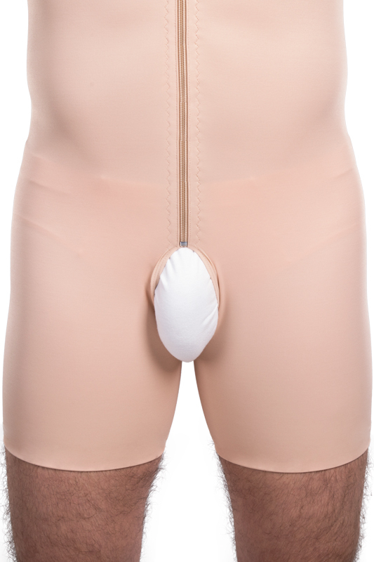 MGmm Comfort | Postoperativer Kompressionbody ärmellos für Herren | Ansicht 5 | beige