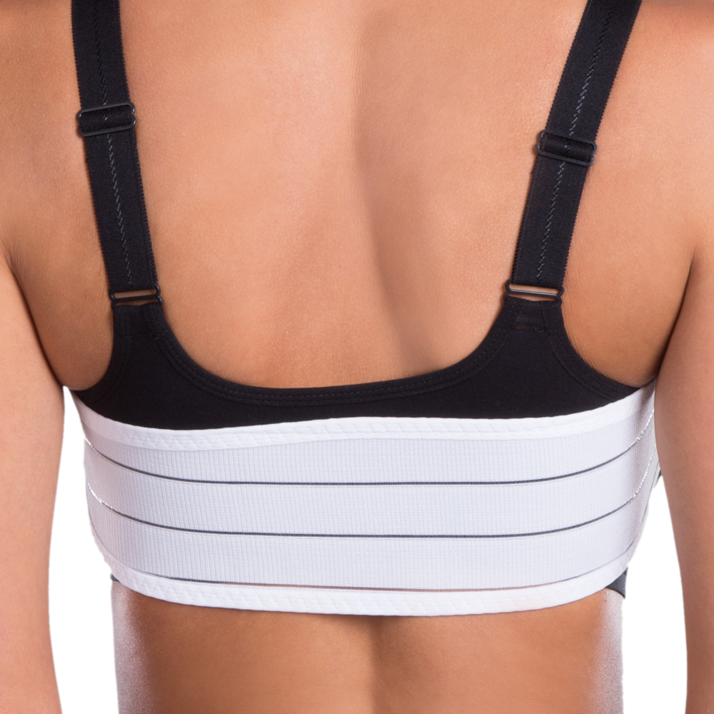 SG | Postoperativer Brustband - ergonomisch geformt | Ansicht 4 | weiβ
