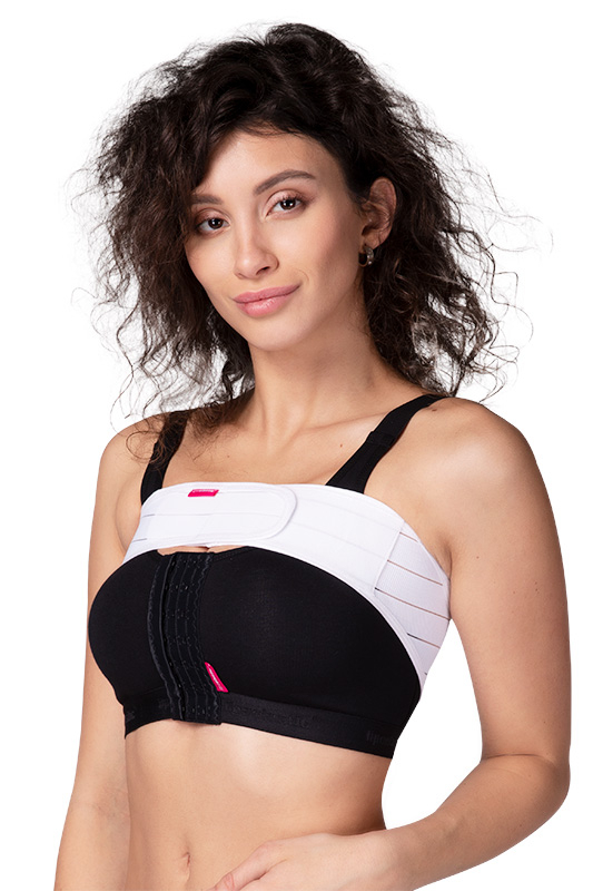 SG | Postoperativer Brustband - ergonomisch geformt | Ansicht 1 | weiβ