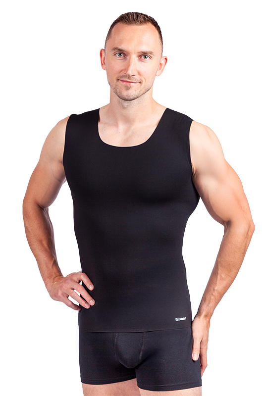 Everyday Shapewear Unterhemd für Herren | Ansicht 2 | schwarz