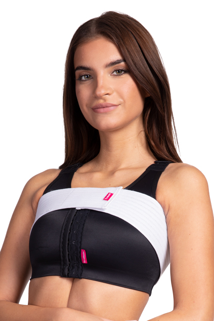 SI 01 | Postoperativer Brustband - gerader Schnitt | Ansicht 1 | weiβ