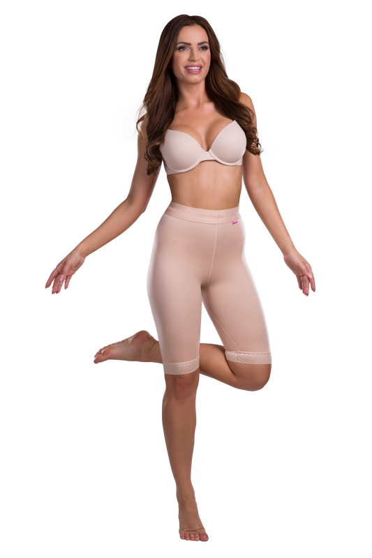 TF leggings | Postoperative Kompressionsleggings oberhalb des Knies | Ansicht 3 | beige