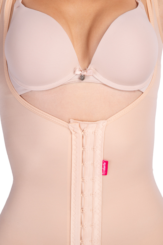 VD body BBO Variant | Postoperative Kompressionshose mit offenem Gesäß | Ansicht 3 | beige