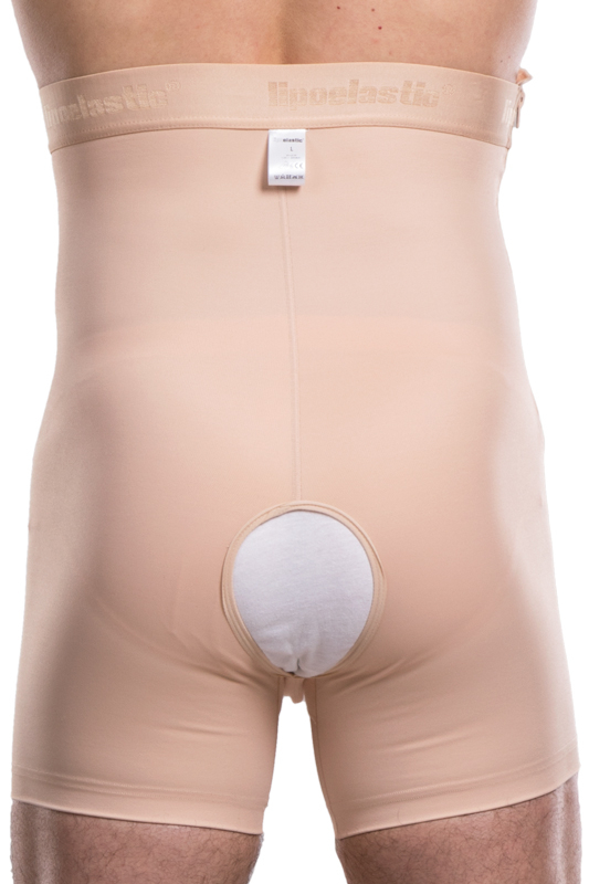 VHmm Comfort | Postoperatives Kompressionsmieder mit Bein für Herren | Ansicht 3 | beige